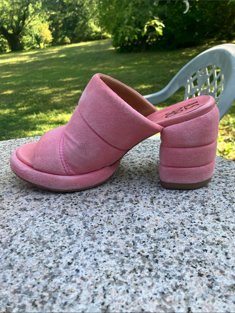 AS.98 Madigan Pink Slide Sandals 38 - Picture 10 of 12